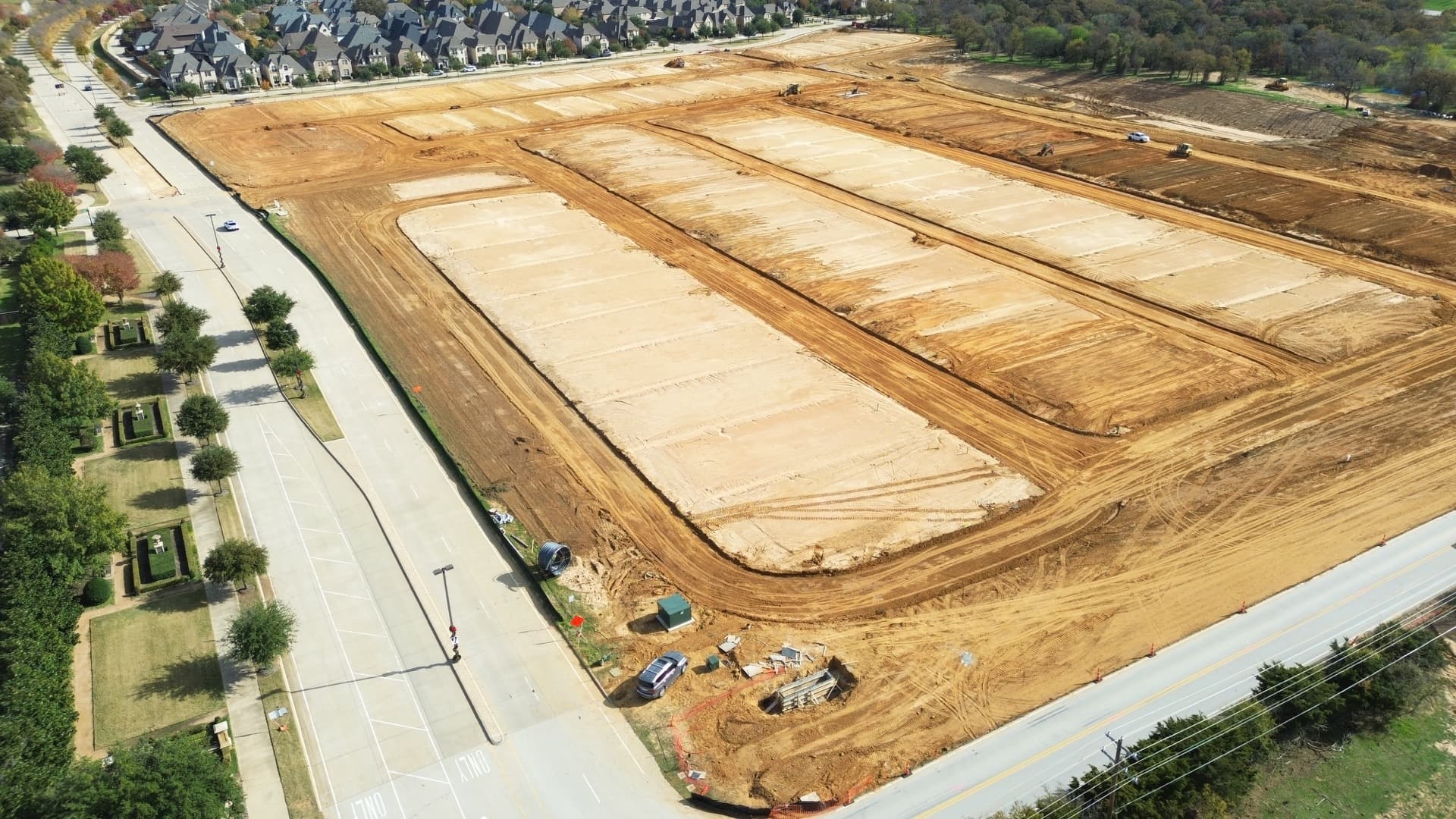 Carillon Parc aerial site view